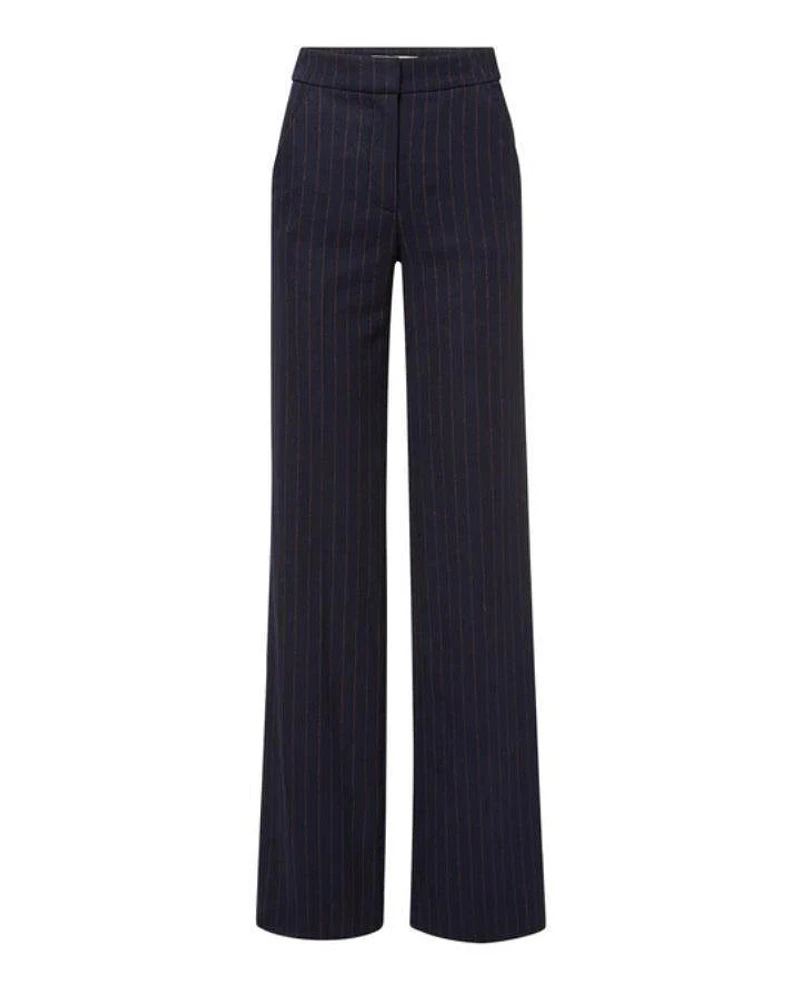 Veronica Beard Tonelli Pinstriped Pant