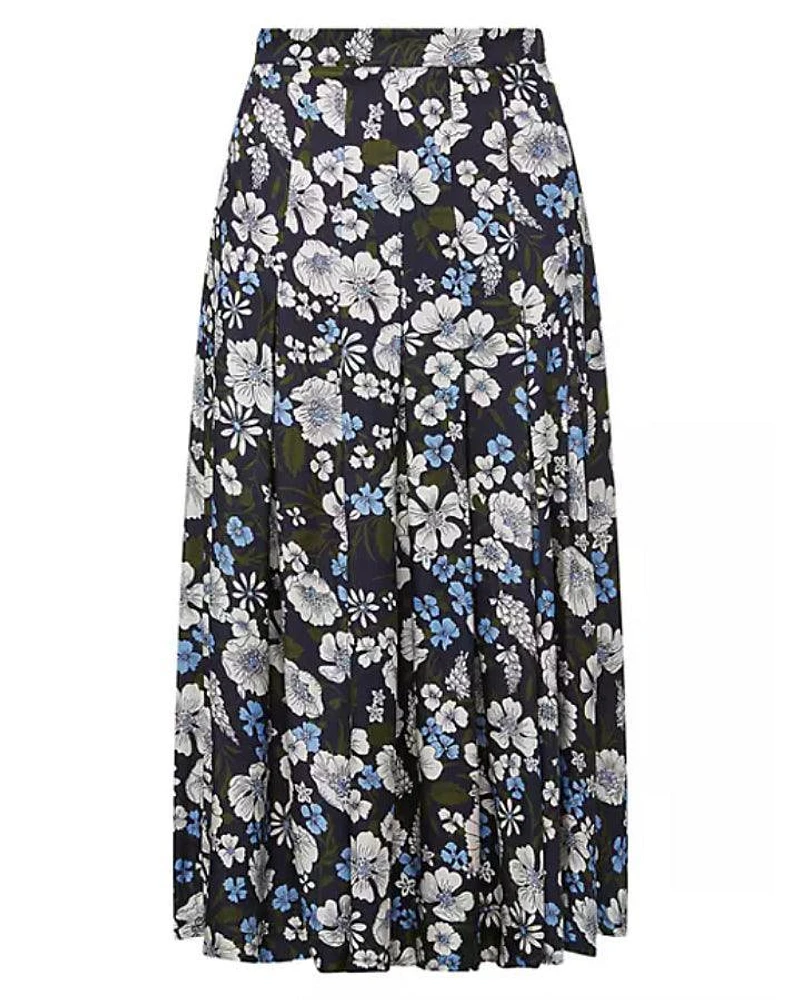 Veronica Beard Norris Floral Skirt