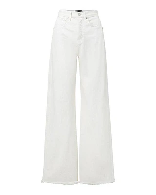 Veronica Beard Taylor High Rise Wide Leg Jeans