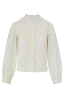 Vitale Eyelet Top
