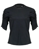 Waldorf Ruched Sleeve Tee