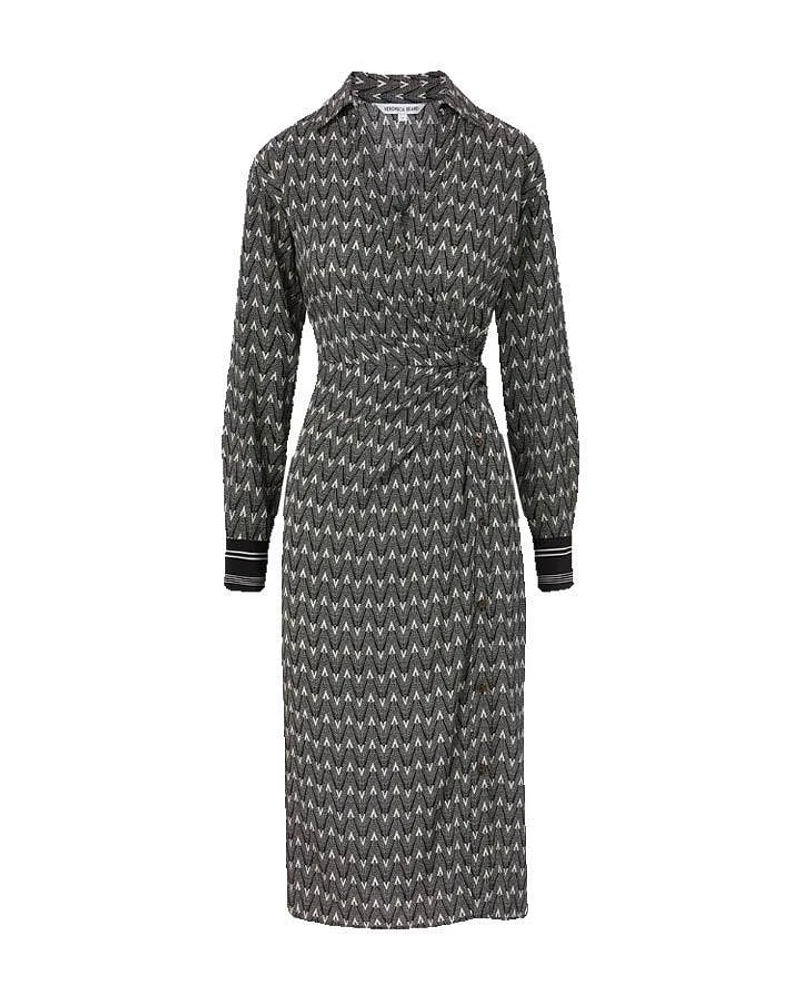 Veronica Beard Wright V-Logo Dress
