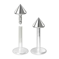 BioPlast Spike Labret 16g-14g