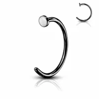 Blackline PVD 3/4 Nose Hoop 20g-18g