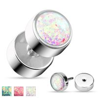 Opal Faux Plugs 16g