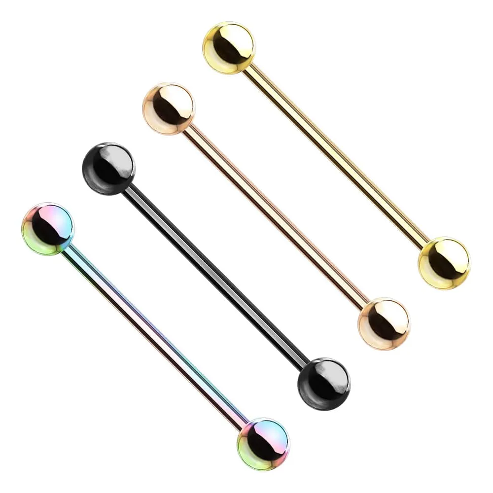 PVD Industrial Barbell 14g