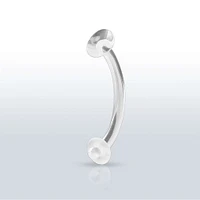 Lucite or PTFE Curved Retainer 16g-14g