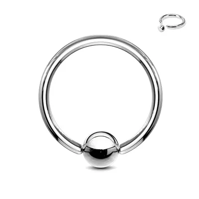 Steel Captive Bead Ring 20g-14g