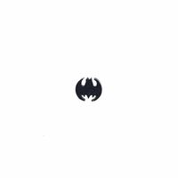 Blackline Bat Cartilage Stud 16g