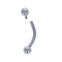 Internal Thread Curved Barbell 14g