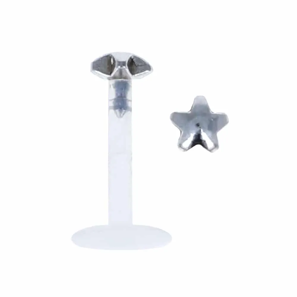 BioPlast Star Labret 16g-14g