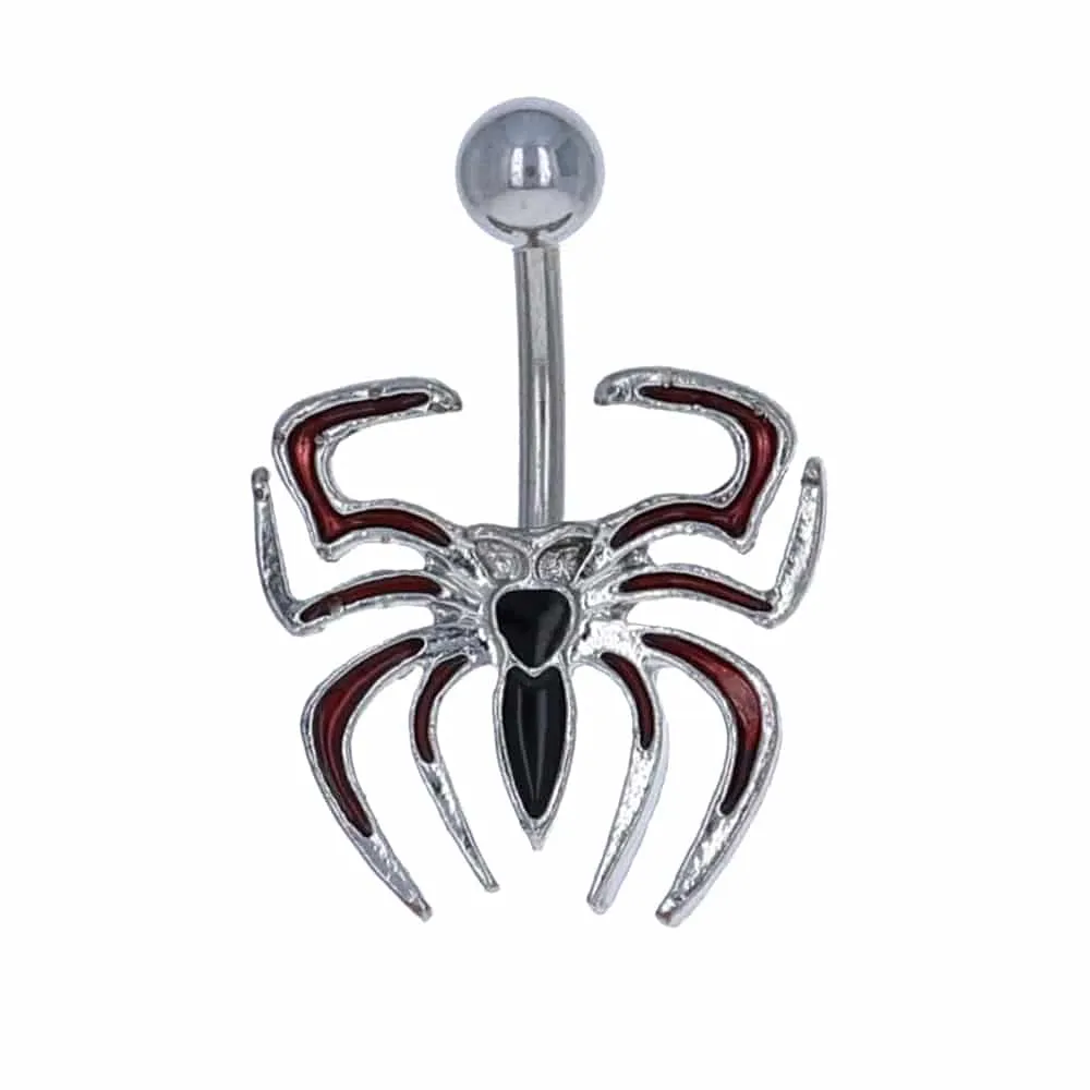 Spider-Man Navel Barbell 14g