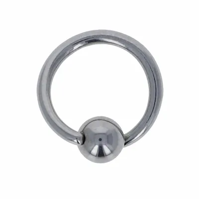 Twisted Captive Bead Ring 14g