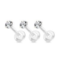 PREMIUM Crystal Bio-Plast Labret 16g