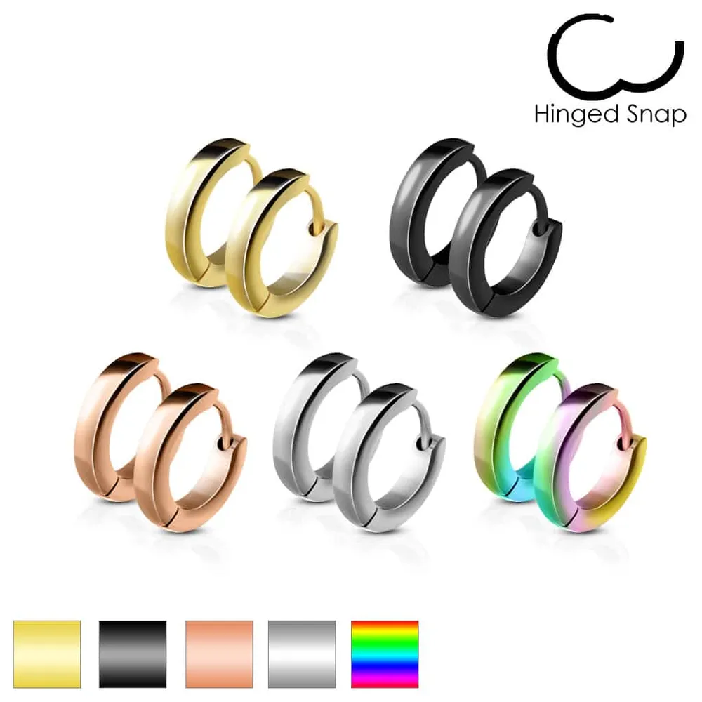 Thin Plain Cuff Earrings