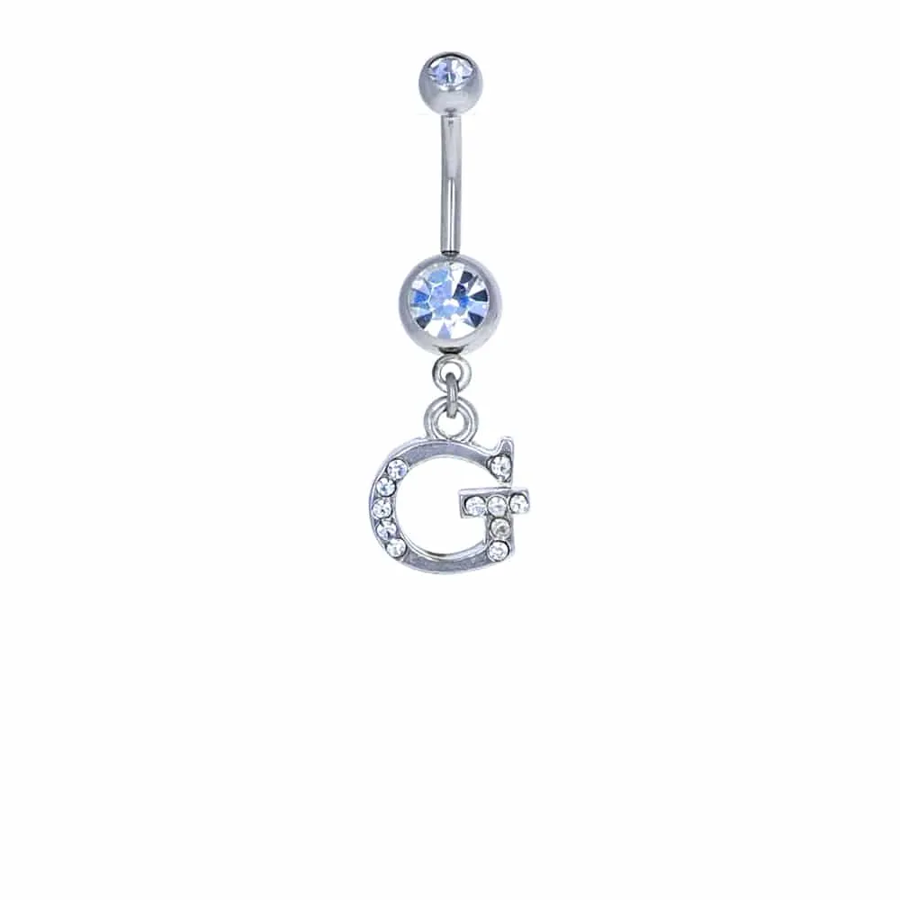 Licensed Guess Navel Dangle 14g