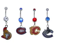 Licensed NHL Canadian Team Navel Dangles 14g