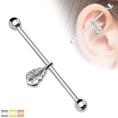 PREMIUM Feather Industrial Barbell 14g