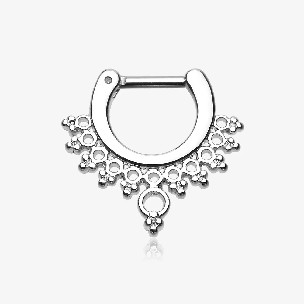 Dot Work Filigree Clicker 16g