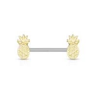 Pineapple Nipple Barbell 14g