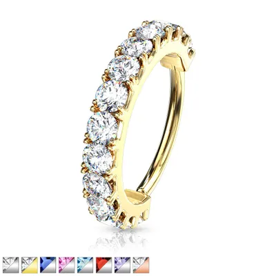 The Original Jewel Edge Bendable Ring 18g