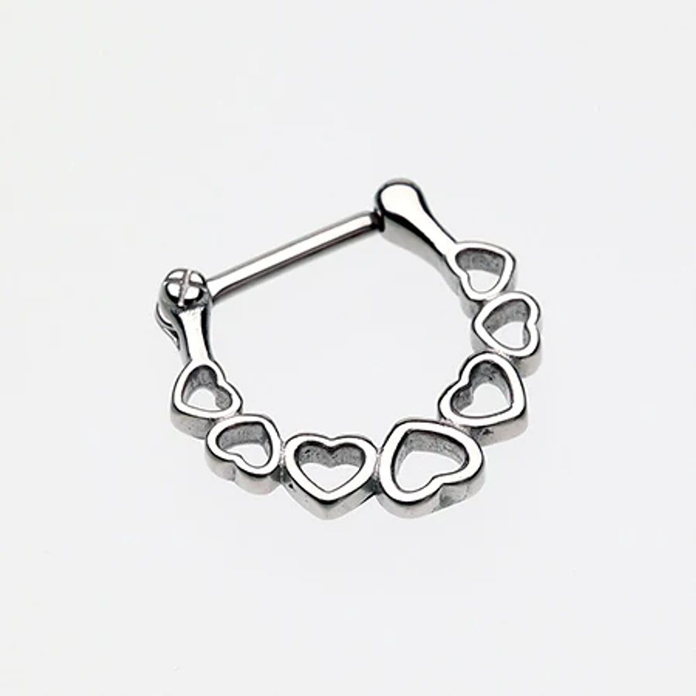 Heart Chain Link Clicker 16g