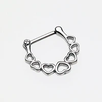 Heart Chain Link Clicker 16g
