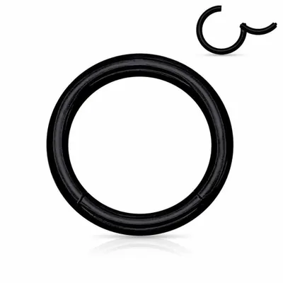 Blackline Hinged Segment Ring 14g