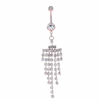 7 Chains Navel Dangle 14g