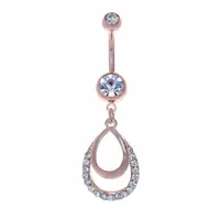 Double Teardrop Belly Dangle 14g