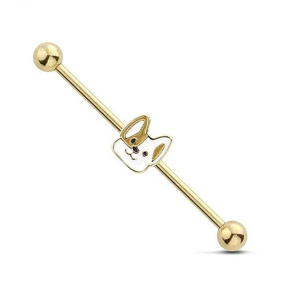 Premium Corgi Industrial Barbell 14g