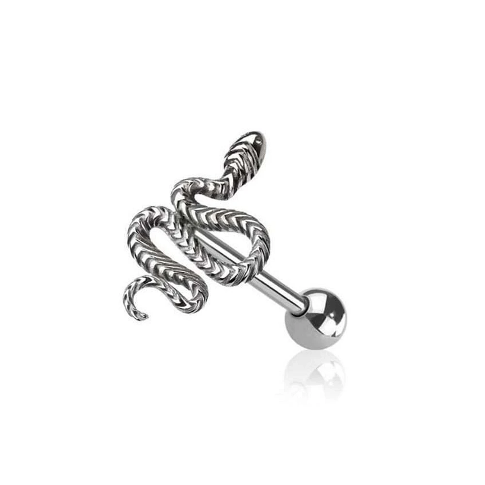 Snake Tongue Ring 14g