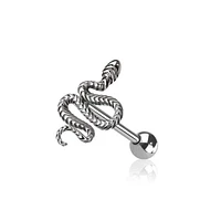 Snake Tongue Ring 14g