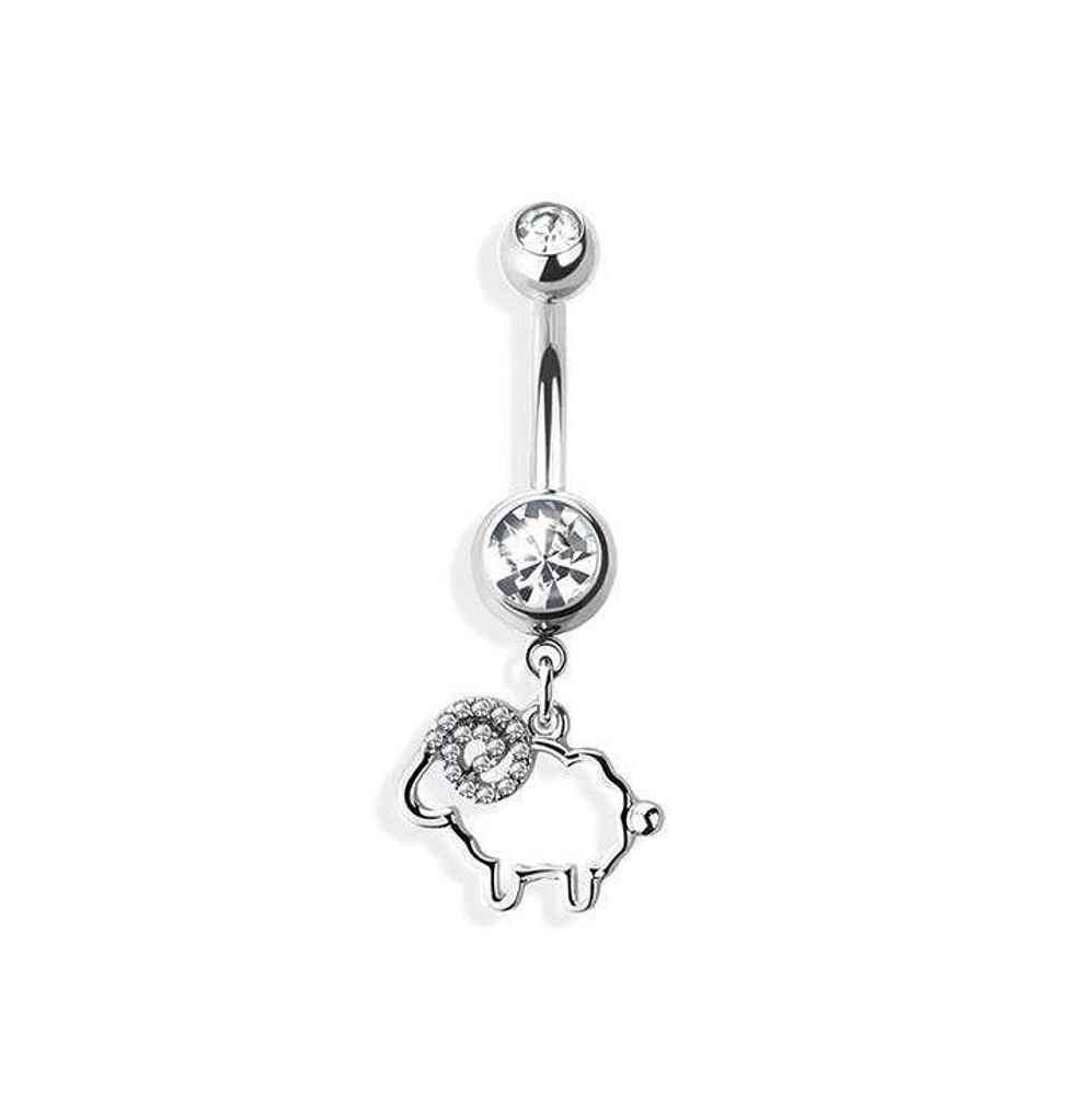 Lamb Navel Dangle 14g