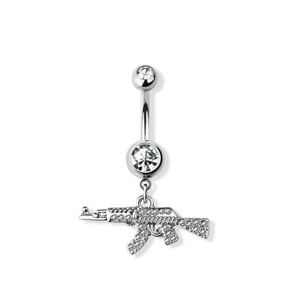 Gun Navel Dangle 14g