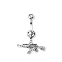 Gun Navel Dangle 14g