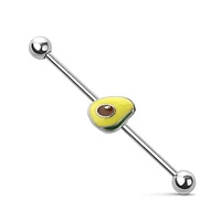 Premium Avocado Industrial Barbell 14g