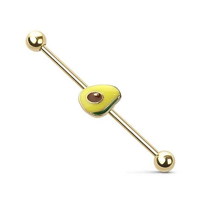 Premium Avocado Industrial Barbell 14g