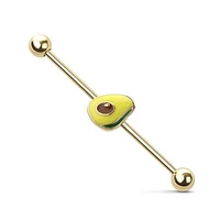 Premium Avocado Industrial Barbell 14g