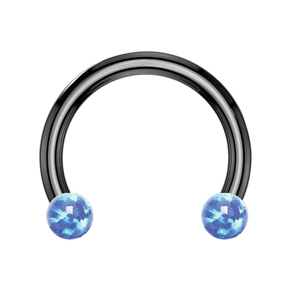 PREMIUM PVD Opal Circular Barbell 16g