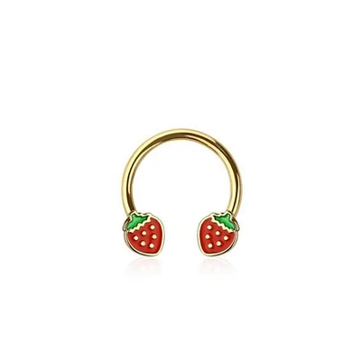 Strawberry Circular Barbell 16g