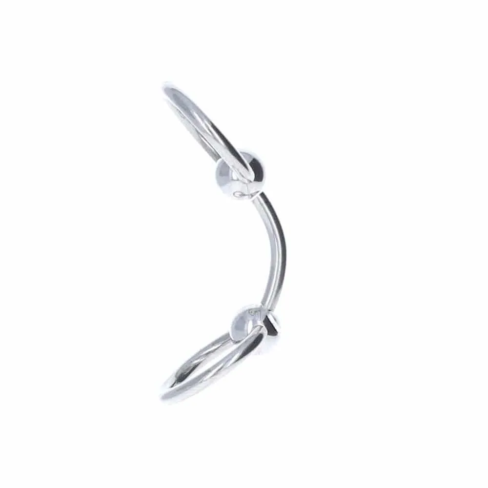 Submissive Ring Curved Barbell 14g