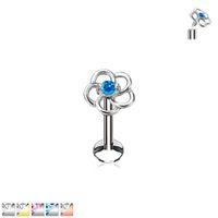 PREMIUM Hollow Flower Labret 16g