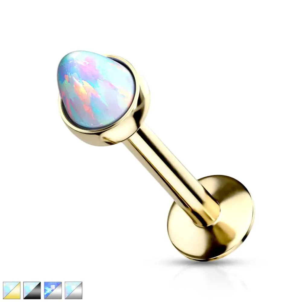 PREMIUM Opal Spike Labret 16g