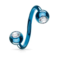Blue Titanium Crystal Twister 16g – 14g
