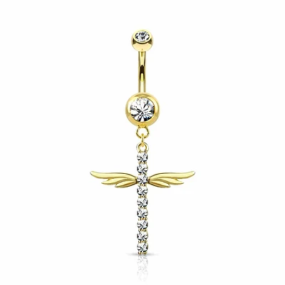 Dragonfly Navel Dangle 14g