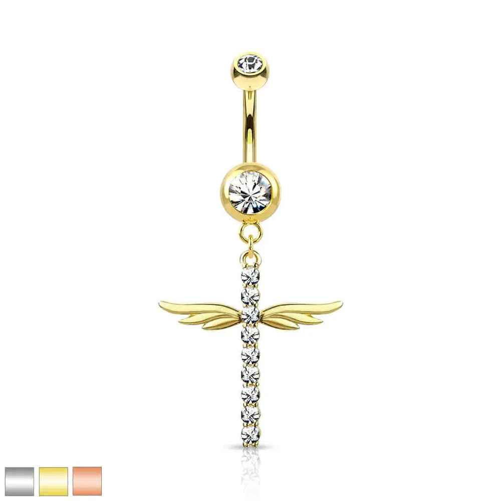 Dragonfly Navel Dangle 14g