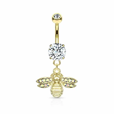 Bumble Bee Navel Dangle 14g