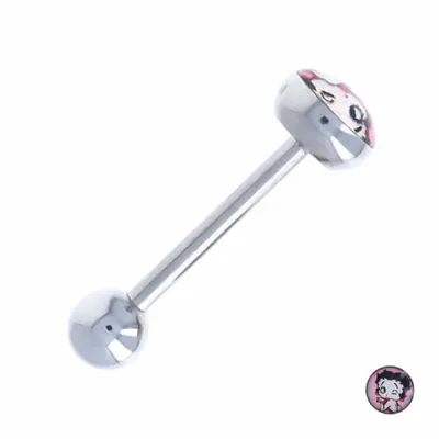 Betty Boop Straight Barbell 14g