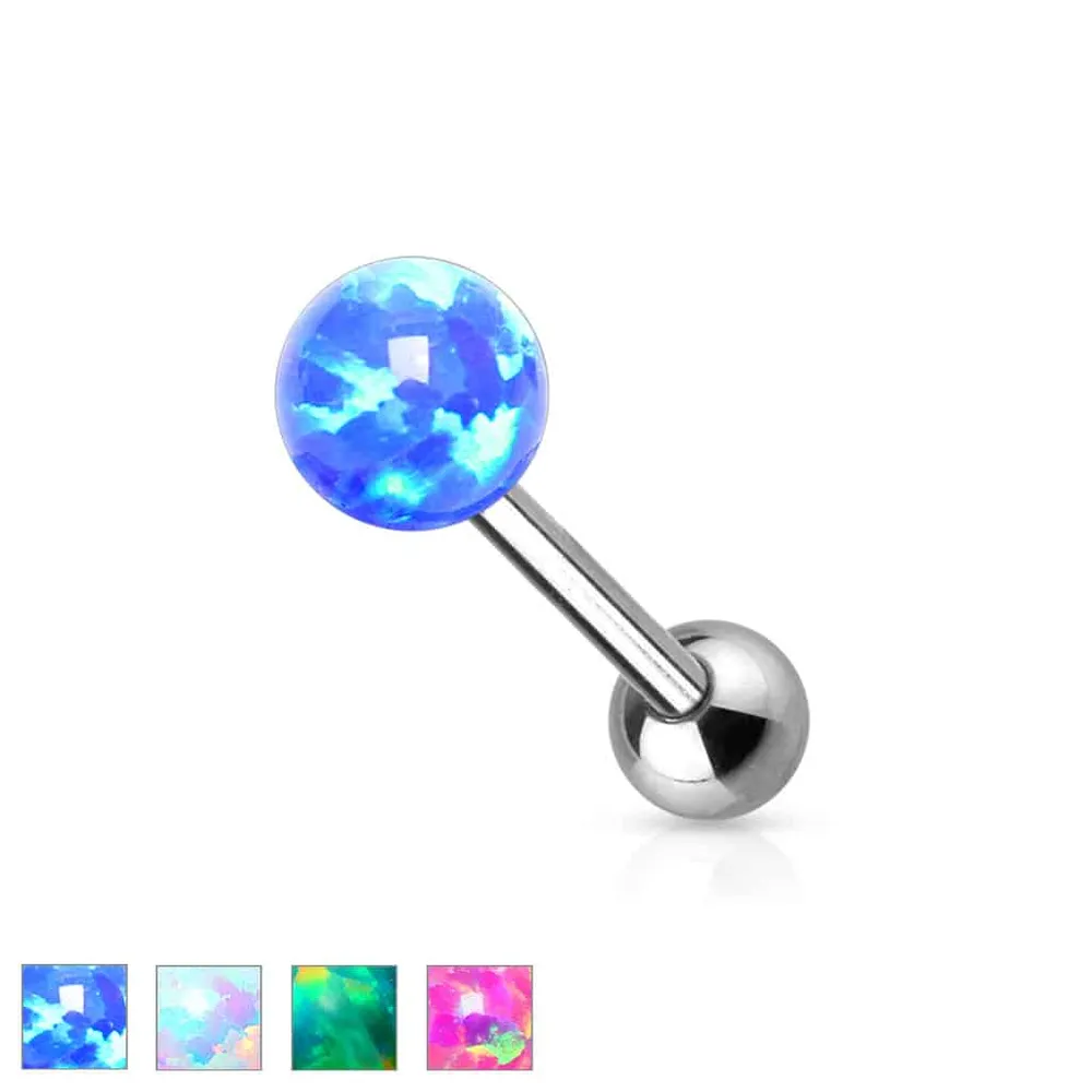 PREMIUM Opal Ball Straight Barbell 14g